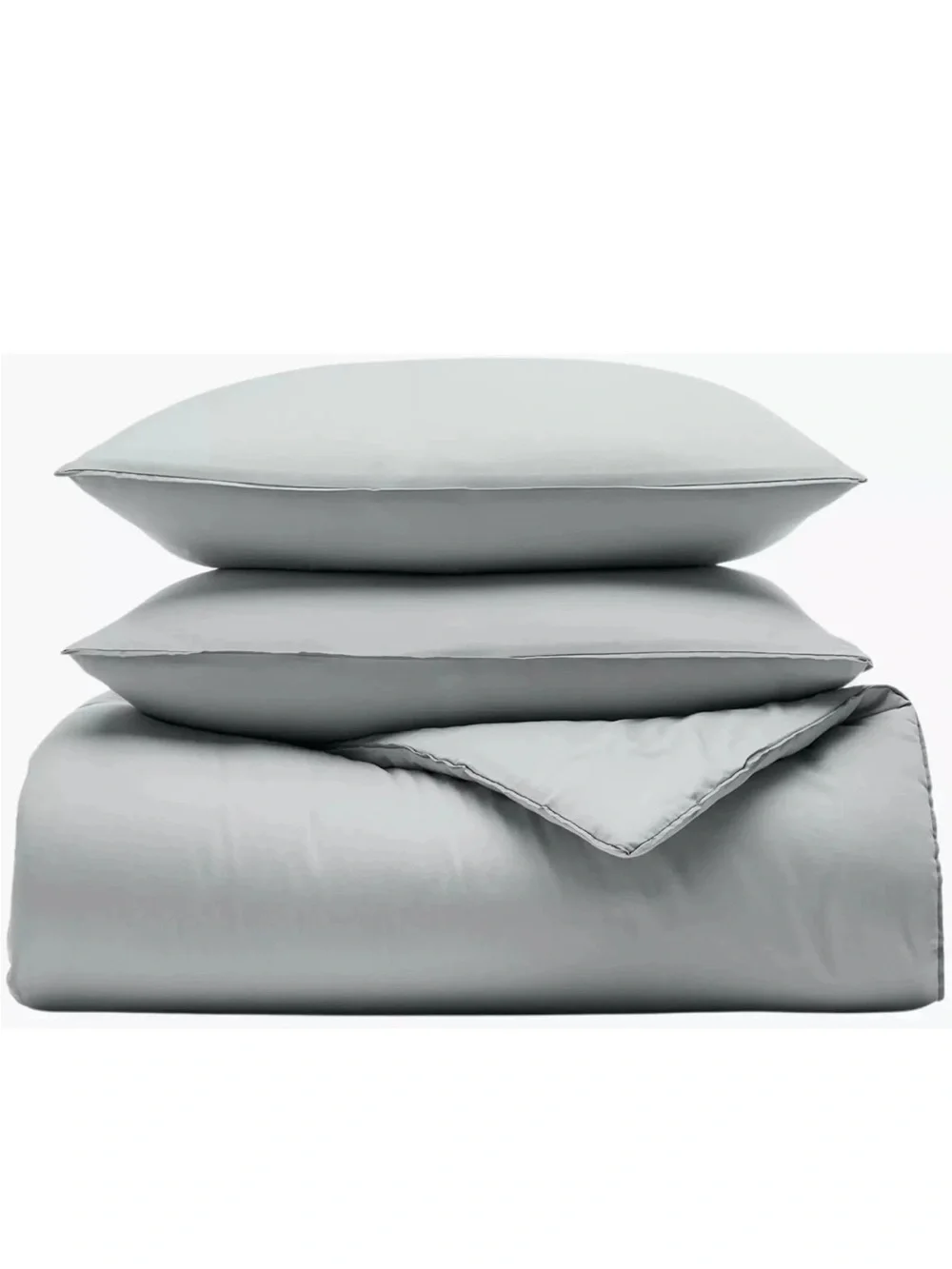 BOLL & BRANCH 2pc Comforter Set 100% Organic Cotton Twin Shore